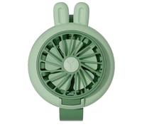 Giwnhvx Ventilateur de poignet 300 mAh Mini bracelet multifonction portable pour enfants avec lumière respiratoire, modèle ventilateur, vert