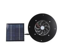 Giwnhvx Ventilateur d'échappement rond de 25,4 cm pour poulailler, serre, abri de jardin, niche pour chien