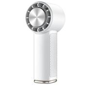 Giwnhvx Ventilateur Portable Mini Ventilateur pour Climatiseur, mode de Refroidissement à Glace avec vitesse de, 2000 mAh USB Rechargeable Blanc,B