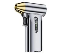 Giwnhvx Ventilateur Turbo à Jet Violent 130 000 Tr/Min, Moteur Sans Balais, Souffleur D'Air pour Clavier D'Ordinateur, Extérieur, Voiture, Maison, Argent