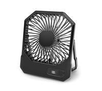 Giwnhvx Ventilateurs personnels Petit ventilateur de bureau portable, ventilateur de voyage avec banque d'alimentation, ventilateur personnel à 3 vitesses, ventilateur silencieux pour extérieur
