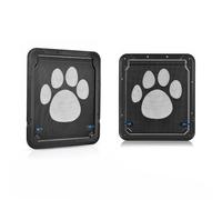 Giwnhvx Verrouillage Sécurité Porte pour Animaux Compagnie avec Écran Magnétique Verrouillage Chiens Anti-Morsure Chat Chiens Porte Moustiquaire Porte pour Animaux Compagnie