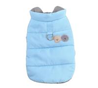 Giwnhvx Vêtements d'hiver pour Chiens, Veste Chaude pour Chiots, Manteau pour Petits et Moyens Chiens et avec Anneau en D, Gilet pour Chihuahua, Bouledogue Français, Costumes S