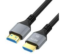Giwnhvx Vidéo 2.1 compatible 8K à très haute vitesse, prend en charge 4K à 120 Hz et 8K à 60 Hz, 48 Gbps, pour PC, ordinateur portable et projecteur