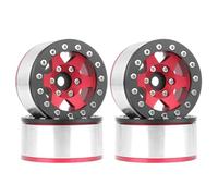 Giwnhvx Voiture d'escalade avec pneus en métal de 1,55 pouces avec bord noir rouge AX90069 pour JIMNY CC01