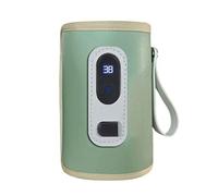 Giwnhvx Voyage Poussette Sac Isotherme Allaitement Chauffe-Biberon pour L'Hiver en Plein Air -Vert