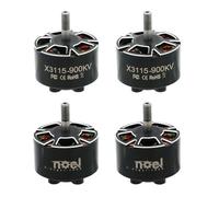 Giwnhvx X3115 Lot de 4 moteurs sans balais 900 KV 6S pour drone FPV RC Multicoptère de course Accessoires DIY