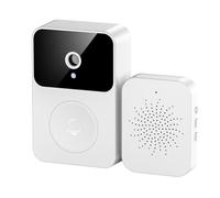 Giwnhvx X9 Sonnette visuelle sans fil intelligente pour la maison, appel visuel, interphone vocal variable, rappel de visualisation en temps réel
