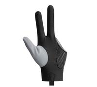 Giwnuq Gants de billard main gauche | Gants de sport | Tireurs de queue, main gauche/droite, taille universelle, piscine à 3 doigts pour sports de carambole