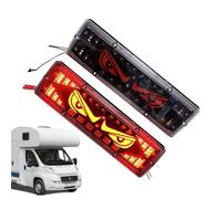 Giwuence Éclairage Arrière LED Remorque - 2 Pièces Feu - Design Œil Feu Arrière LED Camion Remorque - pour Voitures, Camping-Cars, Fourgons, Camions, Marine, Autobus, Bateaux et