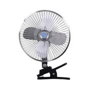 Giwuence Ventilateur de refroidissement du vent Résistance à haute température Automobile Ventilateur portatif à double tête à clipser