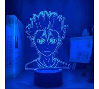 giyiohok 3D Illusion lampe Led veilleuse Haikyuu Nishinoya Yuu Anime couleur changeante lampe de Table pour chambre décoranniversaire vacances cadeaux pour enfants
