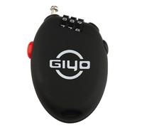 GIYO-candado para bicicleta de montaña, candado de cable de acero con mosca muerta para coche eléctrico, mini candado con contraseña, antirrobo, mochila con cierre