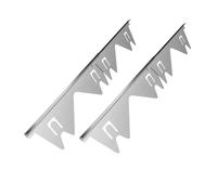 Giyofom 2 Paires Couvercles Cuisinière en Acier Inoxydable, Remplissage de Cuisinière, Protection Cuisinière pour Couvercles Latéraux Comptoir de Four Cuisine,Kit Garniture de Cuisinière