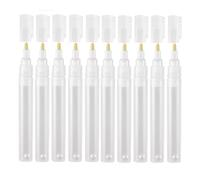 Giyofom Lot de 10 marqueurs de peinture ronds vides de 3 mm avec tête inclinée pour peinture d'art et travaux manuels