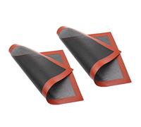 Giyofom Lot de 2 Tapis de Cuisson perforés en Silicone Anti-adhésif pour, Pain, Macarons, appareils de Cuisine