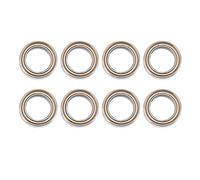 Giyofom Lot de 8 roulements à Billes 6,35 x 9,53 x 3,17 mm pour HBX 16889 16889A 16890 16890A 1601 1602 SG1601 RC Pièces de Voiture Accessoires