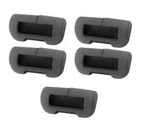 Giyofom POUR Modèle 3/Y Boucle de Ceinture de Sécurité Housse de Protection Silicone Anti-Collision Noir Ceinture de Sécurité Clip Protection 5 PIÈCES