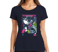 Giyu Tomioka Kimetsu no Yaiba Water Breathing Épée Hashira T-shirt pour femme, bleu marine, XL