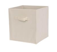 GIYXHU Boîte De Rangement Pliante Bacs de rangement en tissu Non tissé 4 pièces, Cubes pliables et tiroir organisateur for placard jouets(Off-white)