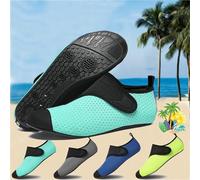 GIYXHU Chaussures d'eau Chaussures d'eau de Plage à séchage Rapide, Pantoufles de Bord de mer, Chaussures de Sport légères for Surf en amont, Baskets de Fitness(Grey,42)