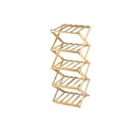 GIYXHU Étagère à Chaussures Pliable en Bois 4/5 Niveaux, étagère autoportante multifonctionnelle, Organisateur de Rangement sans Assemblage for l'entrée(Five Layer)