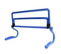 GIYXHU Haies D'agilité 5Pcs Four-Speed Colourful Hurdle Racks Multi-Functional Football Training Equipment Jumping Hurdles Adjustable Hurdle Racks pour Le Football(Blue)