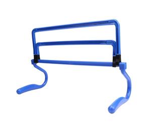 GIYXHU Haies D'agilité 5Pcs Four-Speed Colourful Hurdle Racks Multi-Functional Football Training Equipment Jumping Hurdles Adjustable Hurdle Racks pour Le Football(Blue)
