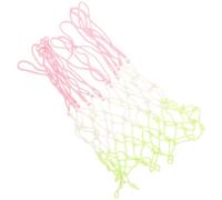 GIYXHU Lot de 4 Filets Basket-Ball phosphorescents, Taille Standard, épais, for Sports Plein air pour Cerceaux Standard