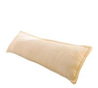 GIYXHU Oreiller Long épais Double Couple en Velours de Lait, Coussin de tête de lit avec taie d'oreiller, Protection Confortable de la Taille et du Cou for Dormir(White,L120cm x W48cm)