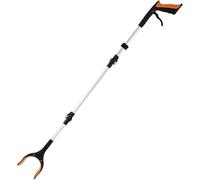 GIYXHU Picker Upper Grabber Outil de préhension 2 pièces, Pinces Extra Longues de 43 "pour Personnes âgées, Pince à Griffes légère et Pratique avec aimants(Orange)