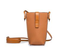 GIYXHU Sacs à bandoulière en cuir véritable for femmes, mini sac for téléphone portable, sacs main for, messager for(Color 1)