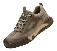 GIYXHU Steel Toe Cap Shoes For Men Anti Scalding Smashing Wrok Safety Boots And Puncture Protective Male Footwear(Khaki,41)