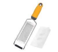 GIYXHU Zester à Fromage 2 pièces, râpe Polyvalente en Acier Inoxydable 304, Citron, Rasoir Chocolat, for la Cuisine, pâtisserie, trancheuse de pour Gingembre(Yellow)