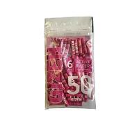 Gizeh 20575 Lot de 50 filtres à charbon actif en polyéthylène Rose 6 mm