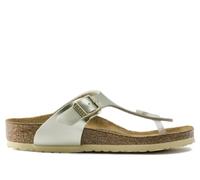 Gizeh Electric Metallic Gold Birko Flor Flip Flops Fille d'enfants