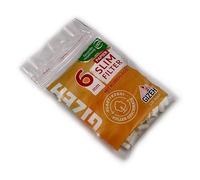 GIZEH Filtres fins en papier, 100% sans plastique, 120 pièces par sachet