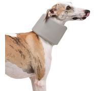 GizellMG Cervical Animal Anti Blessures en Tissu Collier de Réhabilitation Support Cou Réglable - Collerettes pour Chiens, Soulagement du Cou, Protection Post-Opératoire du Cou, Gris XL