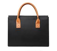 GizellMG Sac PC 15,6 Pouces Pochette de Tablette Sac à main Porte-Document Ordinateur Portable Valisette Portable Sac d’Affaire avec Position Smartphone pour Voyage Réunion