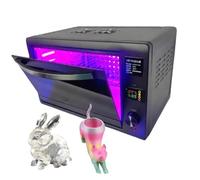 GIZMIT Chambre de polymérisation pour résine, Chambre de polymérisation UV, Caisson de polymérisation UV, efficacité Lumineuse décuplée, minuteur numérique LCD, Longueur d'onde réglable 180W