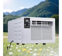 GIZMIT Climatiseur Portable 3-en-1 : Mini-unité de Refroidissement Rapide avec Ventilateur et déshumidificateur, climatiseur Compact sans Installation pour Bureaux et logements en Location +1.5mTent