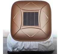 GIZMIT Housse de Voiture Solaire entièrement Automatique, télécommande Incluse, Toutes Saisons, Protection extérieure intégrale avec Recharge Solaire et télécommande Gold-2XL