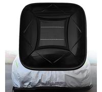GIZMIT Housse de Voiture Solaire entièrement Automatique, télécommande Incluse, Toutes Saisons, Protection extérieure intégrale avec Recharge Solaire et télécommande Black-YXL