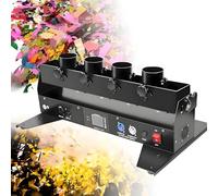 GIZMIT Lanceur de confettis électrique Portable à 4 Coups, avec télécommande, idéal pour Les scènes, Les Mariages et Noël