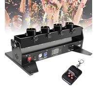 GIZMIT Machine à confettis colorés, Canon à confettis, Lanceur de confettis électrique Professionnel avec télécommande, pour fêtes, Mariages, Concerts et Spectacles