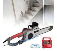 GIZMIT Scie à béton électrique, Outil de découpe Industriel pour béton, Coupe-Murs avec système d'aspiration des poussières à Eau pour Briques, Profondeur de Coupe 48 cm