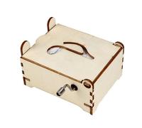 Gizmo En Bois Pour Enfants, Technologie Créative, Blocs En Bois, Boîte À Musique À Manivelle, Jouets, Modèle Scientifique Populaire, Fournitures De Laboratoire Pour Étudiants