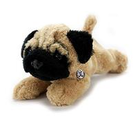 Gizmo Peluche chien couché 20 cm - Peluche bouledogue Gizmo