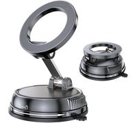 GizmoVine Support-Téléphone Voiture Magnétique (2026 Amélioré) : Aspiration à Vide 78LBS, Réglable 360°, Compatible MagSafe (iPhone 12-16/Android) - pour Tableau/Parabrises/Vent