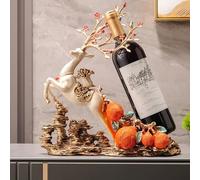 GIZNXBA Casier À Vin Vertical, Petit Support pour Bouteilles De Vin, Sculpture De Porte-Bouteilles en Résine pour Le Salon, La Cuisine, La Cave À Vin, La Salle À Manger, Le Garde-Manger (Color : B3)